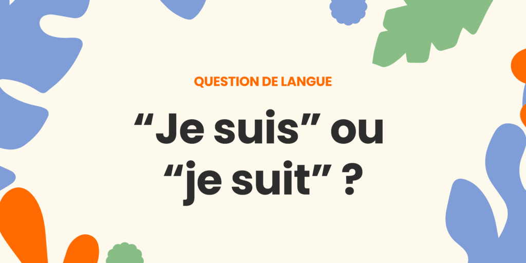 Je suis ou je suit ? Comprendre la règle ✍️ - Green Blue Organic Abstract Community Garden Landscape Banner 15