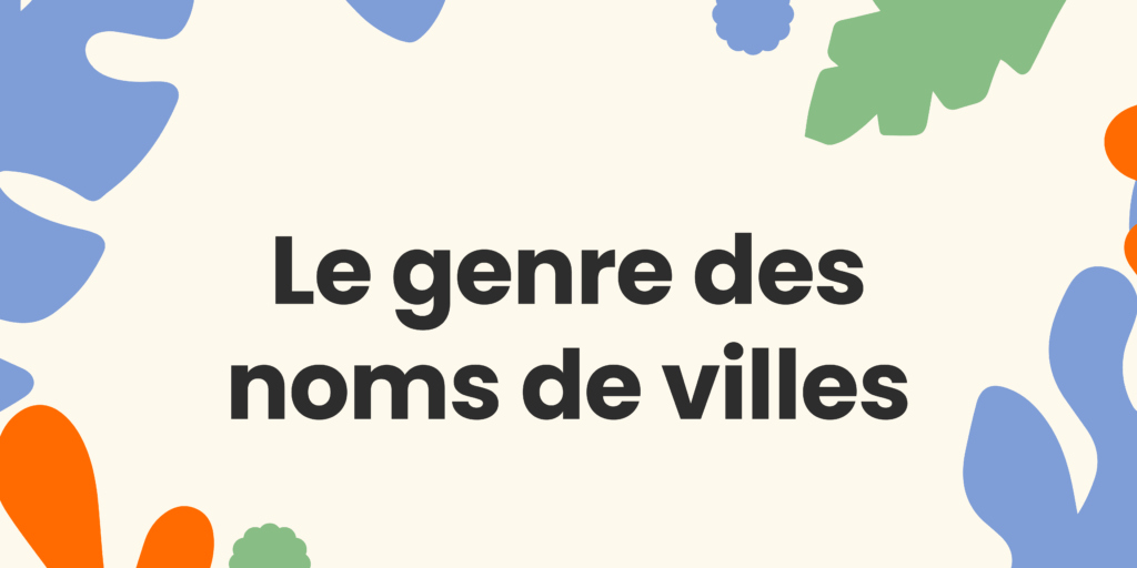 Le genre des noms de villes - Green Blue Organic Abstract Community Garden Landscape Banner 9